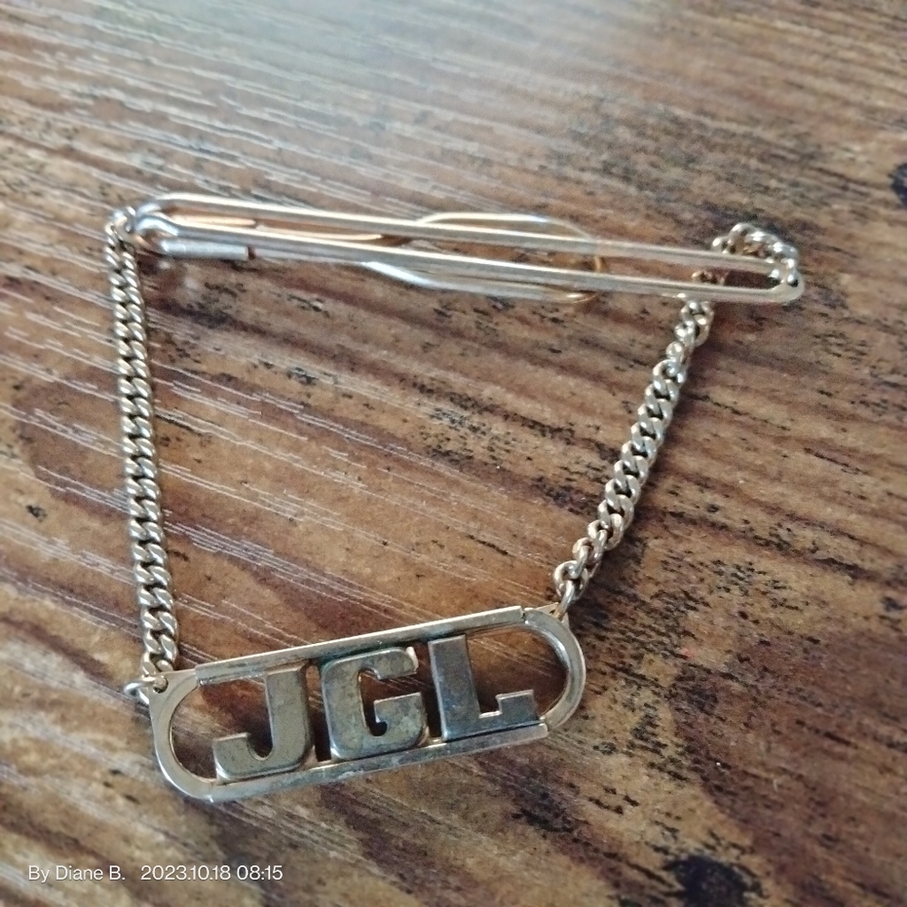 Swank Initial Tie Clip